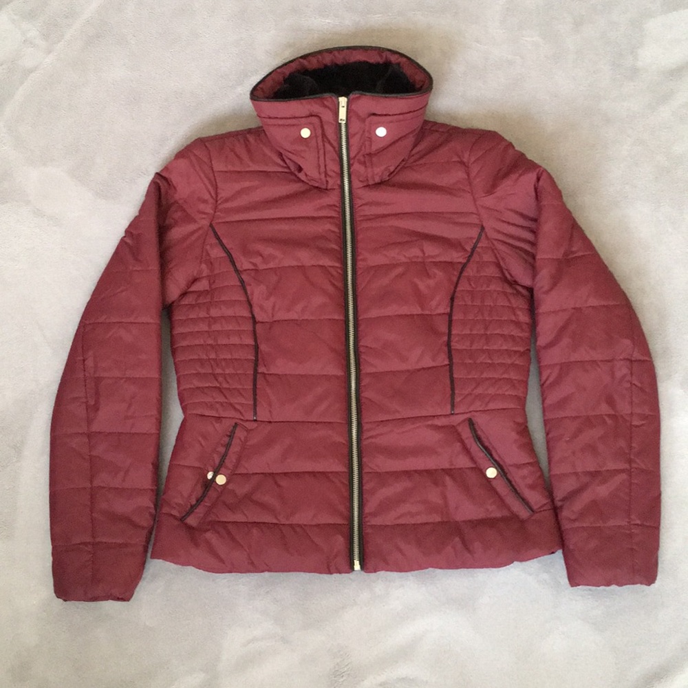 Brand new plum vero moda puffer coat